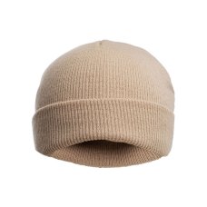 H702-BI: Biscuit Acrylic Beanie Hat (0-12M)